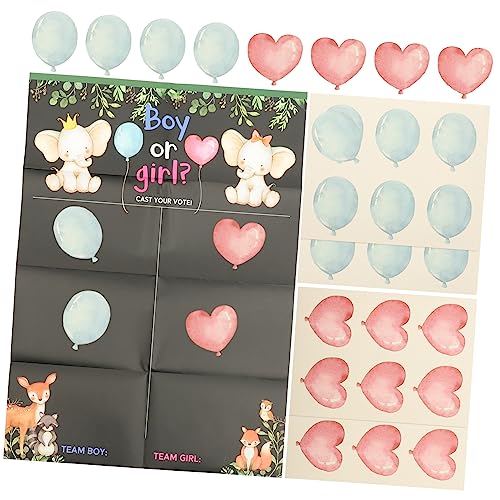 Ipetboom 1 Satz Gender Reveal Poster für Jungen oder Mädchen Kreative Partydekoration für Geschlechtsenthüllung Aufklebern Idee für Ihre Babyparty Ipetboom 1 Satz Gender Reveal Poster für Jungen oder Mädchen Kreative Partydekoration für Geschlechtsenthüllung Aufklebern Idee für Ihre Babyparty von Ipetboom