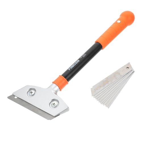 Ipetboom 1 Satz Multi Purpose Aluminium Cleaning Scraper For Removing Stickers Paint And Glue von Böden und Wänden mit Rutschfestem Griff und Präziser Klinge von Ipetboom