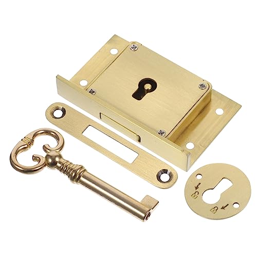 Ipetboom 1 Satz Vintage Schubladenschloss aus Messing mit Schlüssel für Schränke und Möbel Sicherer Metallverschluss für Dokumente Werkzeuge und Schmuck Installieren Ipetboom 1 Satz Vintage Schubladenschloss aus Messing mit Schlüssel für Schränke und Möbel Sicherer Metallverschluss für Dokumente Werkzeuge und Schmuck Installieren von Ipetboom