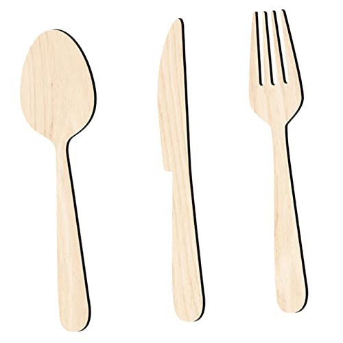 Ipetboom 1 Set Küchenschild Aus Holz Mit Löffel Und Messer Wanddekoration Willkommensschild Vintage Bauernhaus Essensschild Rustikales Haushaltsschild Mit Und Löffel von Ipetboom