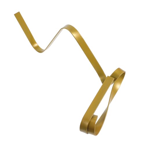 Ipetboom Hängendes Weinregal Aus Metall Mit Bandunterstützung Dekorativer Weinflaschenhalter Für Tisch Und Wand Robust Und Platzsparend Für Bars Restaurants Und Zuhause Goldfarben Für von Ipetboom