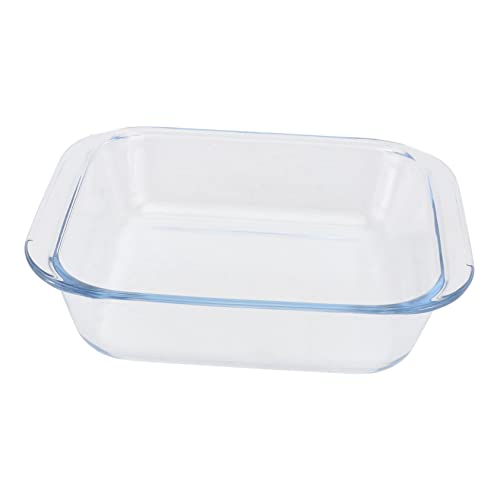 Ipetboom 1 Stück Hitzebeständige Glasservierplatte Design für Ofen Mikrowelle und für Desserts und Aufläufe Küchenutensilien für Familie und Freunde von Ipetboom