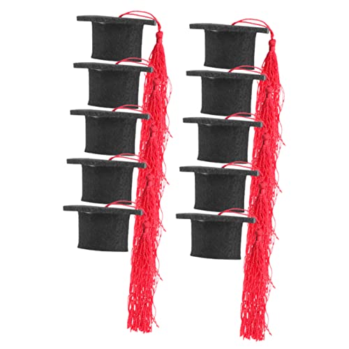 Ipetboom 10 Stück Mini Doktorhut Flaschenverschlüsse mit Roter Quaste Kleine Dekorative Abschlusskappen Flaschendeko für Schulabschluss Abitur und Prüfungsfeier Party Accessoire Ipetboom 10 Stück Mini Doktorhut Flaschenverschlüsse mit Roter Quaste Kleine Dekorative Abschlusskappen Flaschendeko für Schulabschluss Abitur und Prüfungsfeier Party Accessoire von Ipetboom