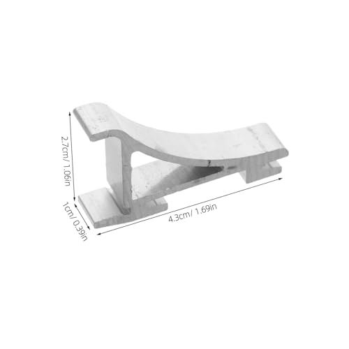 Ipetboom 10 Stück Teiliges Aluminium Kühlschrank Regalhalterung Stabile Kühl Gefrierschrank Clips zur Regalorganisation für Kühlschrank und Gefrierfach Ipetboom 10 Stück Teiliges Aluminium Kühlschrank Regalhalterung Stabile Kühl Gefrierschrank Clips zur Regalorganisation für Kühlschrank und Gefrierfach von Ipetboom