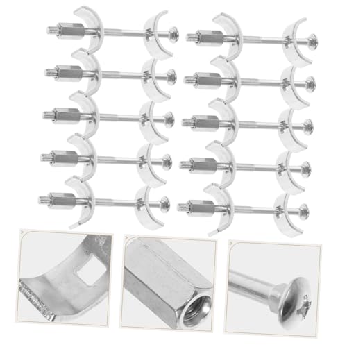 Ipetboom 10 Stück Teiliges Arbeitsplattenverbinder Möbelverbinderschrauben mit Gewinde für Flexible Küchenarbeitsplatten Kombination und Stabile Tischplattenmontage von Ipetboom