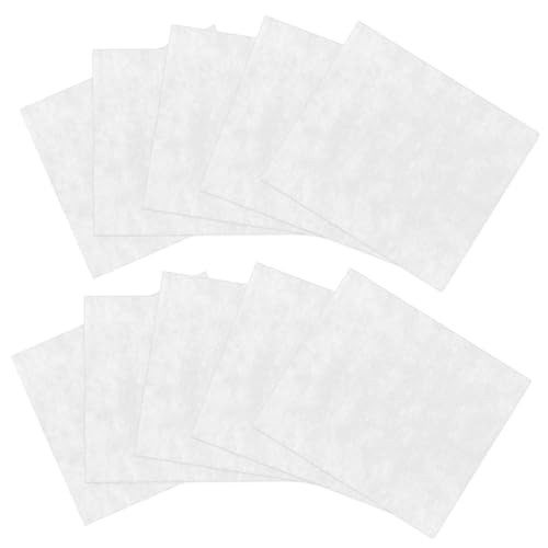 Ipetboom 10 Stück Teiliges Klimaanlagen Filterpapier Selbst Zuschneidbar mit Starkem Doppelseitigem Kleber Verschleißfestes Schutzpapier für Luftauslässe und im Haushalt und Auto von Ipetboom