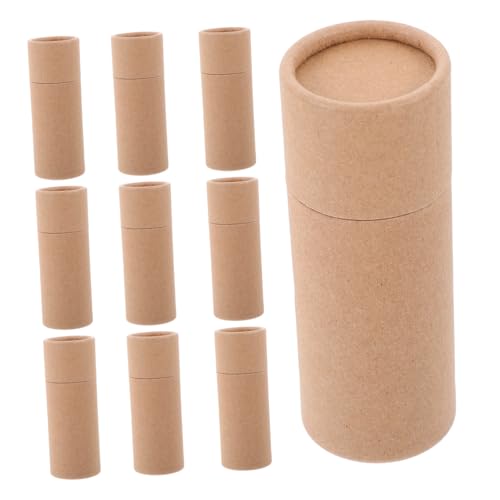 Ipetboom 10 Stück Teiliges Kraftpapier Verpackungsröhren Stabile Papierdosen für Tee Geschenkverpackung Vielseitige Kartonröhren zum Basteln und Aufbewahren Umweltfreundliche Posterröhren Ipetboom 10 Stück Teiliges Kraftpapier Verpackungsröhren Stabile Papierdosen für Tee Geschenkverpackung Vielseitige Kartonröhren zum Basteln und Aufbewahren Umweltfreundliche Posterröhren von Ipetboom