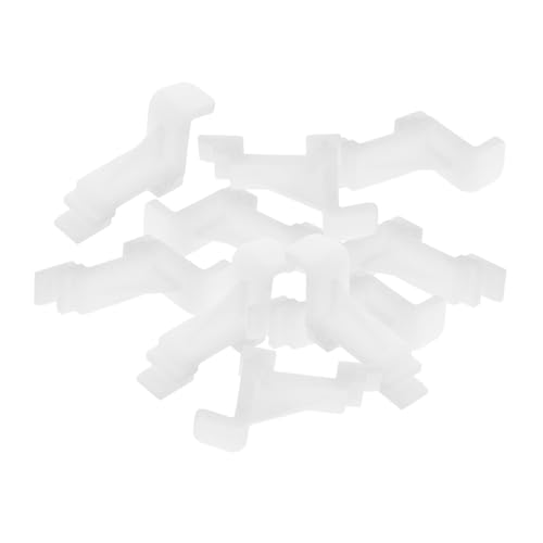 Ipetboom 10 Stück Teiliges Kunststoff Regalhalter Clips Gefrierschrank Regalbefestigung Schnell Montierbar Passend für Kühlschrank und Gefrierfach Kunststoffclips Langlebig und Stabil Ipetboom 10 Stück Teiliges Kunststoff Regalhalter Clips Gefrierschrank Regalbefestigung Schnell Montierbar Passend für Kühlschrank und Gefrierfach Kunststoffclips Langlebig und Stabil von Ipetboom