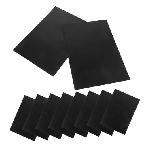 Ipetboom 10 Stück Teiliges Matte PP Kunststoffplatten Hitzebeständig DIY Bastelplatten für Bildrahmen Displays Schutzabdeckungen Leicht Zuschneidbar und Kratzfest von Ipetboom