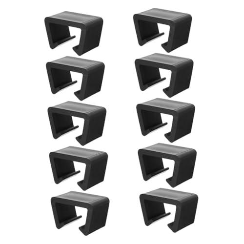 Ipetboom 10 Stück Teiliges Patio Sofa Verbinder Clips aus Kunststoff Schützende Klammern für Rattan Gartensofas Stabile Verbindungselemente für Outdoor Wicker Möbel Einfache Montage ohne von Ipetboom