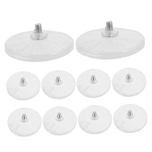 Ipetboom 10 Stück Teiliges Saugnapf Schrauben Starke Gewinde saugnäpfe für Fenster Bad und Küche Klare Glas saugnäpfe für Zuverlässigen Halt Glatten Oberflächen Vielseitige Hakenhalterung von Ipetboom