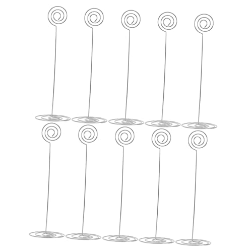 Ipetboom 10 Stück Teiliges Silberne Tischkartenhalter mit Stabilem Sockel Multifunktionale Memo Bildclips für Hochzeiten Partys Restaurants und Büros Dekorative Tischnummernhalter für Ipetboom 10 Stück Teiliges Silberne Tischkartenhalter mit Stabilem Sockel Multifunktionale Memo Bildclips für Hochzeiten Partys Restaurants und Büros Dekorative Tischnummernhalter für von Ipetboom