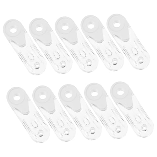 Ipetboom 10 Stück Teiliges Transparente Ovale Griffzubehör für Fensterjalousien Praktisches und Einfach zu Montierendes Blind zubehör für Innenräume Geeignet für Rollos und Gardinen Ipetboom 10 Stück Teiliges Transparente Ovale Griffzubehör für Fensterjalousien Praktisches und Einfach zu Montierendes Blind zubehör für Innenräume Geeignet für Rollos und Gardinen von Ipetboom
