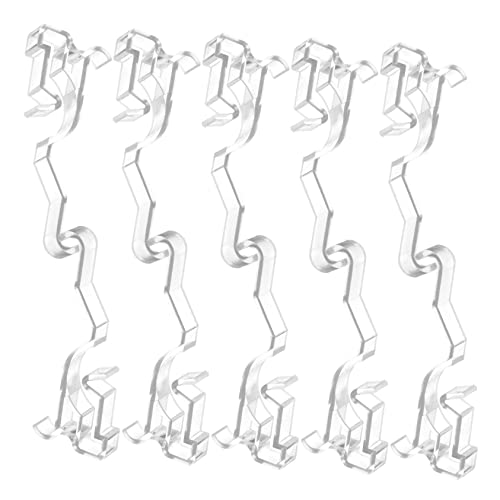Ipetboom 10 Stück Teiliges Transparente Valance Clips für Horizontale Jalousien Unsichtbare Fensterrollo Klammern für Sicheren Halt Vielseitig Einsetzbar und Bruchsicher von Ipetboom