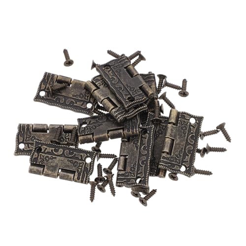Ipetboom 10 Stück Teiliges Vintage Scharniere aus Edelstahl Retro Klappscharniere für Holzboxen Schmuckkästen Werkzeugkisten und Möbel Dekorative Langlebige Beschläge Einfache Montage Ipetboom 10 Stück Teiliges Vintage Scharniere aus Edelstahl Retro Klappscharniere für Holzboxen Schmuckkästen Werkzeugkisten und Möbel Dekorative Langlebige Beschläge Einfache Montage von Ipetboom