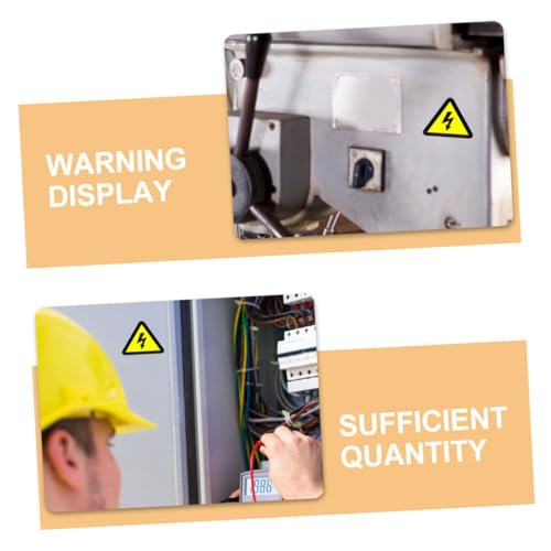 Ipetboom 10 Stück Warnaufkleber Hochspannung Dreieckige Hitzebeständige Elektrische Warnmarkierung für Innen und Außen Selbstklebend Schutz vor Stromschlag Gelb Blitzsymbol Ipetboom 10 Stück Warnaufkleber Hochspannung Dreieckige Hitzebeständige Elektrische Warnmarkierung für Innen und Außen Selbstklebend Schutz vor Stromschlag Gelb Blitzsymbol von Ipetboom