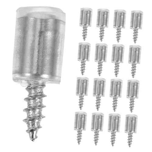 Ipetboom 100 Stück Selbstschneidende Regalstützstifte mit Rutschfester Silikonhülse Langlebige Einlegebodenhalter für Holzbelag und Metall Geeignet für Küchen Schrank Bücherregal einsätze von Ipetboom