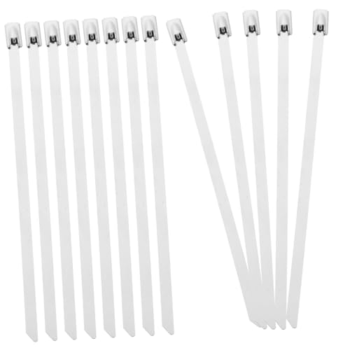 Ipetboom 100 Stück Teiliges Edelstahl Kabelbinder Rostfrei Korrosionsbeständig Hohe Zugfestigkeit für Zaunbefestigung Kabelmanagement und Industrielle Anwendungen von Ipetboom