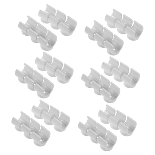 Ipetboom 100 Stück Teiliges PVC Rohrschellen U-form Verstärkte Befestigungsklammern für Aluminium-kunststoffrohre Temperaturbeständig Vielseitig Kompatibel für Sanitär Elektro und Ipetboom 100 Stück Teiliges PVC Rohrschellen U-form Verstärkte Befestigungsklammern für Aluminium-kunststoffrohre Temperaturbeständig Vielseitig Kompatibel für Sanitär Elektro und von Ipetboom
