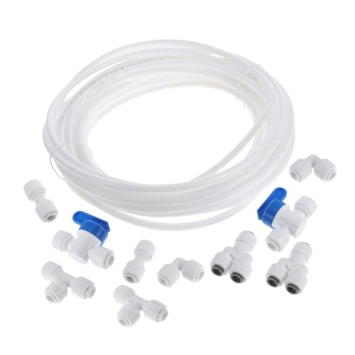 Ipetboom 11 Stück Teiliges Wasserfilter Schlauchverbinder Schnellkupplungen für Wasserreinigungssysteme Kompatibel mit Standard Wasserleitungen für Gartenbewässerung und von Ipetboom