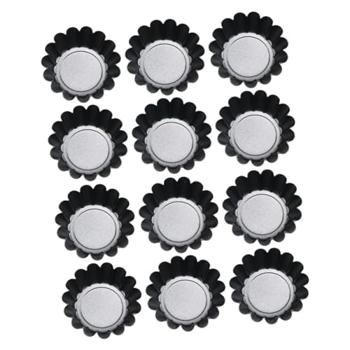 Ipetboom 12 Stück Teiliges Backformset aus Robustem Antihaft Ei Tart Formen Hitzebeständig Langlebig für Pudding und Desserts Küchenhelfer für Familie und Freunde Ipetboom 12 Stück Teiliges Backformset aus Robustem Antihaft Ei Tart Formen Hitzebeständig Langlebig für Pudding und Desserts Küchenhelfer für Familie und Freunde von Ipetboom