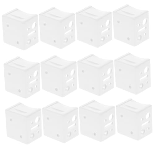 Ipetboom 12 Stück Teiliges Fensterjalousien Montagehalterung Box Halter Links und Rechts für Jalousien Stabile und Vielseitige Gardinenbefestigung für Einfache Installation von Ipetboom