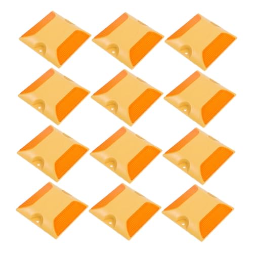 Ipetboom 12 Stück Teiliges Reflektierende Straßenmarkierungen Gelb Wetterfeste Kunststoff pflasterbolzen für Einfahrten Bürgersteige Fahrradwege Einsetzbar zur Verkehrssicherheit Ipetboom 12 Stück Teiliges Reflektierende Straßenmarkierungen Gelb Wetterfeste Kunststoff pflasterbolzen für Einfahrten Bürgersteige Fahrradwege Einsetzbar zur Verkehrssicherheit von Ipetboom