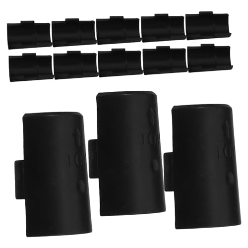 Ipetboom 16 Stück Teiliges Regal Clips aus Schwarzem Kunststoff Drahtregal Befestigungen für Metallrohre Einfache Montage Ersatz für Draht und Kunststoff Regalsysteme Vielseitig Einsetzbar von Ipetboom