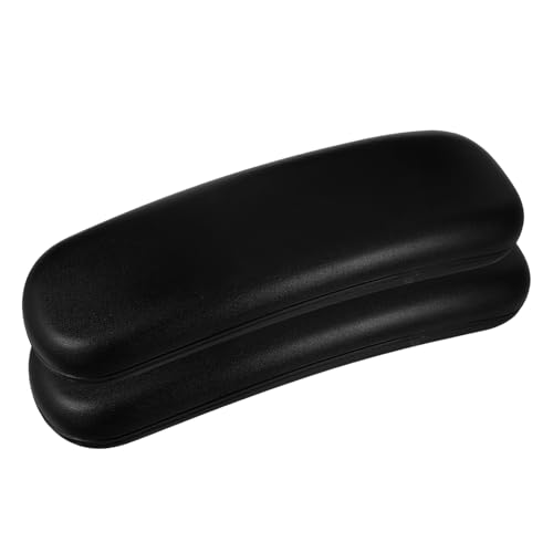 Ipetboom 1 Paar Ergonomische Armlehnenpolster für Bürostühle aus PU Material Austauschbar rutschfest für Büro und Gaming Stühle von Ipetboom