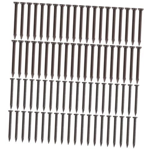 Ipetboom 2 Boxen Stahlnägel Boxen Edelstahl Zementnägel mit Spitze für Wand Heimwerkerarbeiten Robust und Langlebig für Foto Holzrahmen Reparaturen von Ipetboom