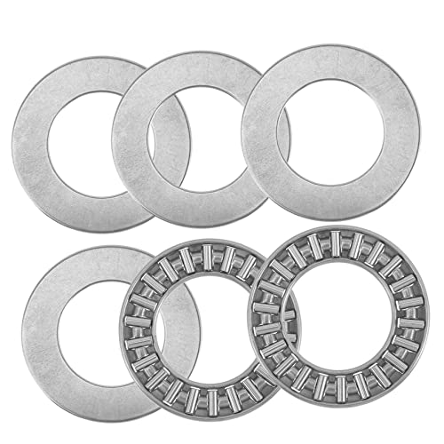 Ipetboom 2 Sätze Nadellager mit Unterlegscheibe Hochbelastbar Dünn Flach Kombiniert für Industrie Anwendungen von Ipetboom