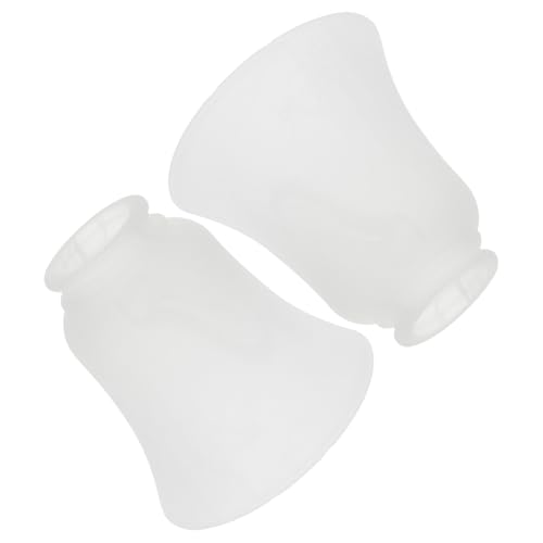 Ipetboom 2 Stck Glas Lampenschirme Schneeflocken Design Lampenabdeckung Ersatz Lampenschirm für Pendelleuchten Deckenlampen Wandlampen Dekorativ Sanftes Licht Schutz und Stilvolle von Ipetboom