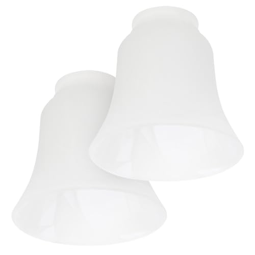 Ipetboom 2 Stck Glas Lampenschirme Schneeflocken Design für Decken und Wandleuchten Ersatz Lampenglas mit Sanftem Licht für Hängeleuchten und Hängelampen Dekorativ und Augenfreundlich von Ipetboom