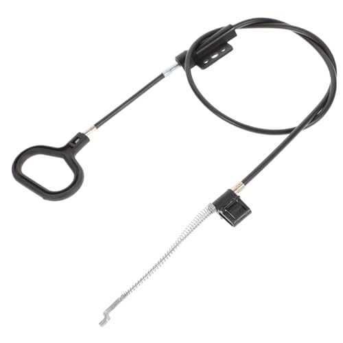 Ipetboom 2 Stück D Ring Recliner Zuggriff Kabel Ersatz für Relaxsessel Einsetzbar Schwarze Metallgriffe Einfache Installation Kompatibel mit Meisten Marken von Ipetboom