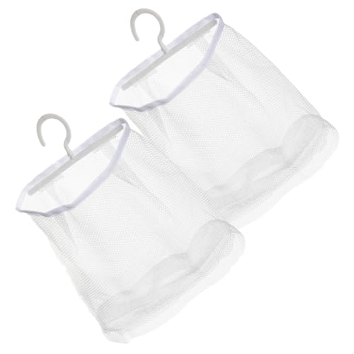 Ipetboom 2 Stück Hängende Aufbewahrungstasche aus Netzstoff Vielseitig Einsetzbare Wäscheklammern und Kosmetikaufbewahrung für Bad Küche und Reisen mit Drehbarem Haken für Einfache Ipetboom 2 Stück Hängende Aufbewahrungstasche aus Netzstoff Vielseitig Einsetzbare Wäscheklammern und Kosmetikaufbewahrung für Bad Küche und Reisen mit Drehbarem Haken für Einfache von Ipetboom