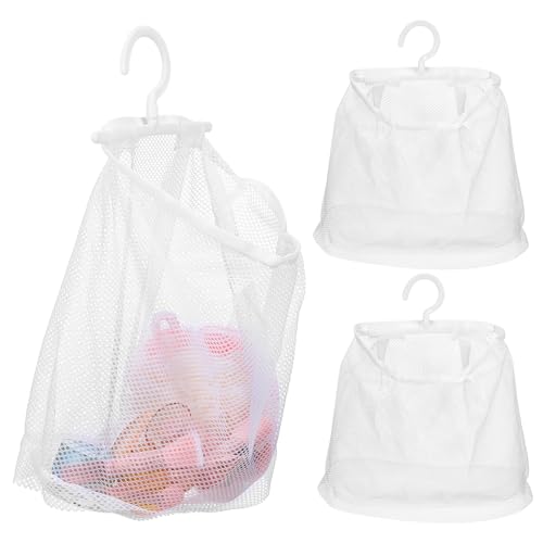Ipetboom 2 Stück Hängende Mesh Aufbewahrungstaschen Multifunktionale Netztaschen für Obst Gemüse Kleine Gegenstände Küchenorganisation mit Drehbarem Haken Weiß Ipetboom 2 Stück Hängende Mesh Aufbewahrungstaschen Multifunktionale Netztaschen für Obst Gemüse Kleine Gegenstände Küchenorganisation mit Drehbarem Haken Weiß von Ipetboom