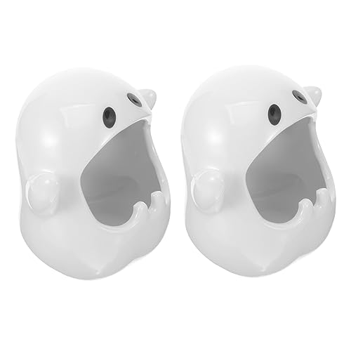 Ipetboom 2 Stück Halloween Keramik Kerzenhalter Geisterform Dekorativ Gruselig Tischdekoration Innenbereich Vielseitig für Party und Fest Origineller Geist Teelichtständer Ipetboom 2 Stück Halloween Keramik Kerzenhalter Geisterform Dekorativ Gruselig Tischdekoration Innenbereich Vielseitig für Party und Fest Origineller Geist Teelichtständer von Ipetboom