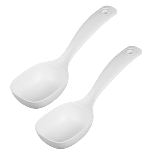 Ipetboom 2 Stück Haushalts Suppenkelle Langlebiger Suppenlöffel mit Langem Griff Rostfrei Robust zum Servieren und Umrühren von Suppe und Brei im Alltag von Ipetboom