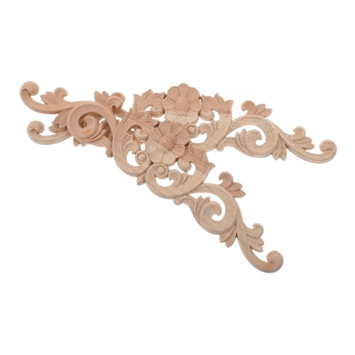 Ipetboom 2 Stück Holzapplikationen Blumenmotiv Geschnitzt Vintage Stil Dekorative Holzornamente für Möbel Wände Schränke DIY Kamin Dekoration Ipetboom 2 Stück Holzapplikationen Blumenmotiv Geschnitzt Vintage Stil Dekorative Holzornamente für Möbel Wände Schränke DIY Kamin Dekoration von Ipetboom