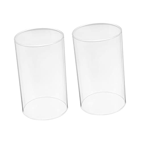 Ipetboom 2 Stück Kerzenlampenschirm Aus Beschützer Gläser Klare Kerzenhalter Kerzenschirm Klein Kerzenhalter Streichhölzer Drinnen Mit Hohem Borosilikatgehalt Transparent Ipetboom 2 Stück Kerzenlampenschirm Aus Beschützer Gläser Klare Kerzenhalter Kerzenschirm Klein Kerzenhalter Streichhölzer Drinnen Mit Hohem Borosilikatgehalt Transparent von Ipetboom