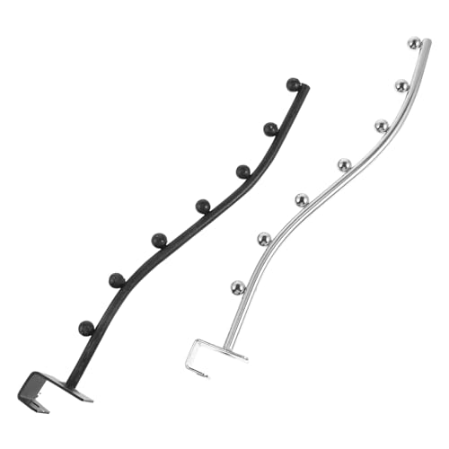 Ipetboom 2 Stück Kleiderhaken aus Robustem mit Perlen Langlebiger Garderobenhaken für Kleidungsgeschäft Schlafzimmer und Wohnheim Vielseitig Einsetzbar für Jacken Hosen Hemden Ipetboom 2 Stück Kleiderhaken aus Robustem mit Perlen Langlebiger Garderobenhaken für Kleidungsgeschäft Schlafzimmer und Wohnheim Vielseitig Einsetzbar für Jacken Hosen Hemden von Ipetboom