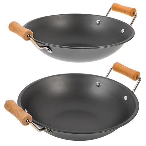 Ipetboom 2 Stück Kleine Edelstahl Anti überkoch pfannen mit Flachem Boden Verdickter Topf für Gas Elektroherd Stabiler Küchen kochtopf für Hot Pot Paella Praktisches Zufällige Farbe Ipetboom 2 Stück Kleine Edelstahl Anti überkoch pfannen mit Flachem Boden Verdickter Topf für Gas Elektroherd Stabiler Küchen kochtopf für Hot Pot Paella Praktisches Zufällige Farbe von Ipetboom
