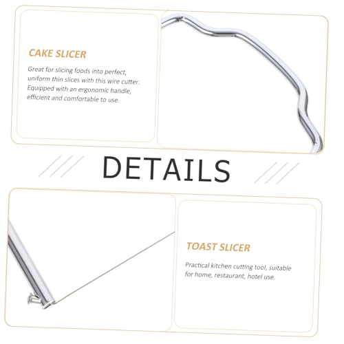 Ipetboom 2 Stück Kuchen Käse teiler mit Scharfem Draht Leichter Butter Torten schneidehelfer für Kuchen Käse Obst Handlich und Vielseitig für Küche und Backzubehör Ipetboom 2 Stück Kuchen Käse teiler mit Scharfem Draht Leichter Butter Torten schneidehelfer für Kuchen Käse Obst Handlich und Vielseitig für Küche und Backzubehör von Ipetboom
