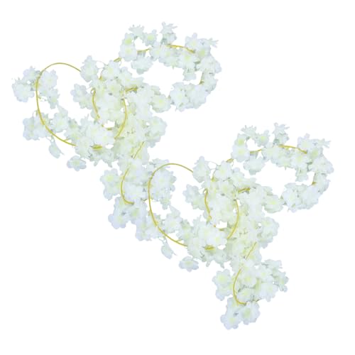 Ipetboom 2 Stück Künstliche Kirschblüten Girlande Weiße Hängende Rebenflexibel Biegsam Langlebig Pflegeleicht Für Hochzeit Party Dekoration Ipetboom 2 Stück Künstliche Kirschblüten Girlande Weiße Hängende Rebenflexibel Biegsam Langlebig Pflegeleicht Für Hochzeit Party Dekoration von Ipetboom