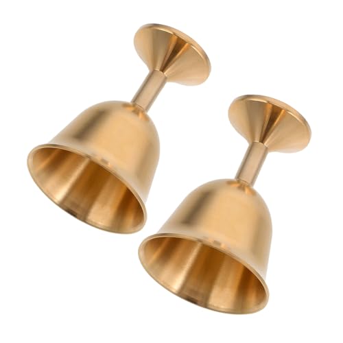 Ipetboom 2 Stück Messing Trinkbecher Dekorative Chalice Tassen für Haushalt Altar oder Bar Langlebige Geformte Weingläser für Verschiedene Getränke und Anlässe von Ipetboom