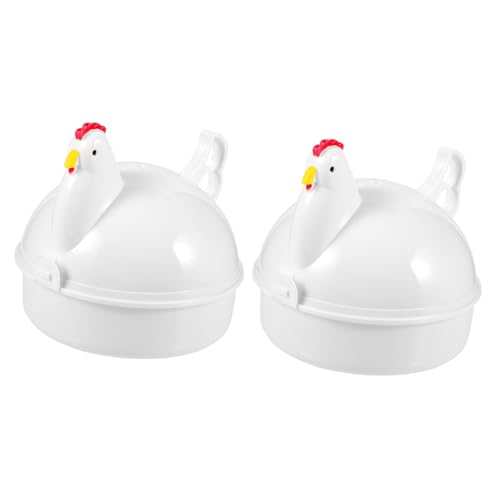 Ipetboom 2 Stück Mikrowellen Eierkocher Teilig Cartoon Form Tragbar Leichter Dampfgarer für Schnelle Eier Zubereitung Mikrowellengeeignet Sicher und Kinderfreundlich Ipetboom 2 Stück Mikrowellen Eierkocher Teilig Cartoon Form Tragbar Leichter Dampfgarer für Schnelle Eier Zubereitung Mikrowellengeeignet Sicher und Kinderfreundlich von Ipetboom