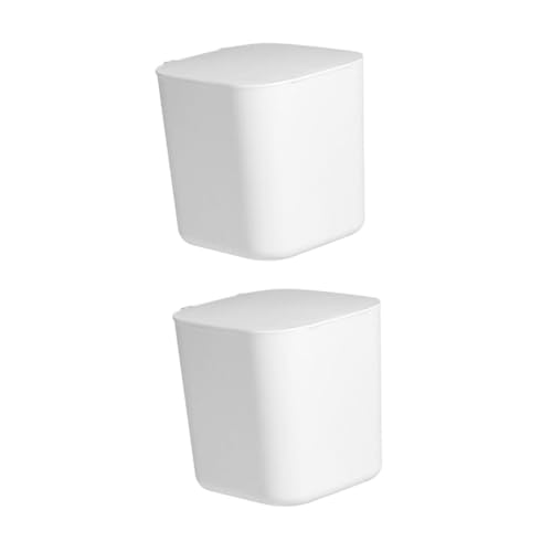 Ipetboom 2 Stück Mini Tischmülleimer mit Deckel Weißer Abfalleimer für Schreibtisch Kreative und Praktische Müllbox für Küche Büro und Wohnräume Platzsparend und Sicher der Anwendung Ipetboom 2 Stück Mini Tischmülleimer mit Deckel Weißer Abfalleimer für Schreibtisch Kreative und Praktische Müllbox für Küche Büro und Wohnräume Platzsparend und Sicher der Anwendung von Ipetboom