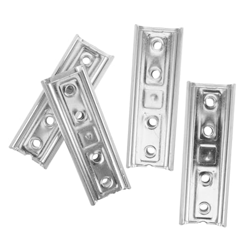 Ipetboom 2 Stück Möbelverbinder für Kopfteil und Wandmontage Metallverbinder für Sofas und Möbel Einfache Installation Langlebig Diskrete Multifunktional von Ipetboom