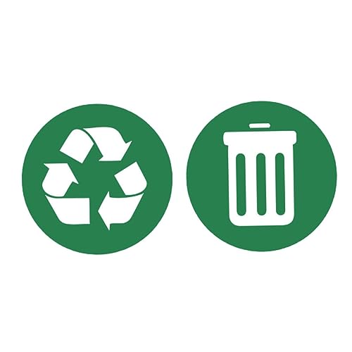 Ipetboom 2 Stück Mülltrennungsaufkleber für Abfalleimer Selbstklebende Recycling Etiketten für Glatte Oberflächen Praktisch und Langlebig Geeignet für Verschiedene Einsatzorte Ipetboom 2 Stück Mülltrennungsaufkleber für Abfalleimer Selbstklebende Recycling Etiketten für Glatte Oberflächen Praktisch und Langlebig Geeignet für Verschiedene Einsatzorte von Ipetboom