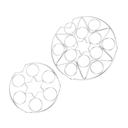 Ipetboom 2 Stück Multifunktionale Dampfgarer Racks Robuste Ei Dampfer Löchern für Optimale Eierhaltung im Haushalt Ipetboom 2 Stück Multifunktionale Dampfgarer Racks Robuste Ei Dampfer Löchern für Optimale Eierhaltung im Haushalt von Ipetboom